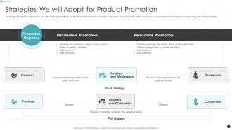 Effective Sales Strategy For Launching Product Strategies We Will Adopt Product Promotion