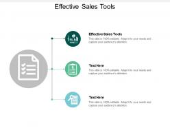 Effective sales tools ppt powerpoint presentation file gridlines cpb