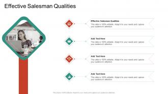 Effective Salesman Qualities In Powerpoint And Google Slides Cpb