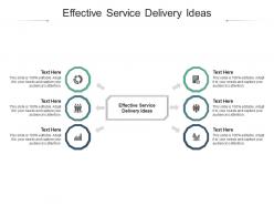 Effective service delivery ideas ppt powerpoint presentation layouts portfolio cpb