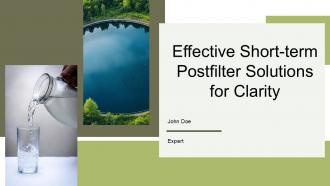 Effective Short Term Postfilter Solutions For Clarity PPT Sample ST AI