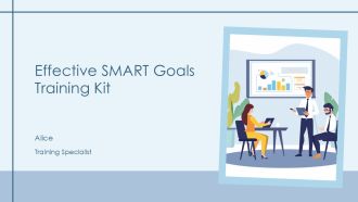 Effective SMART Goals Training Kit PPT Mockup AT