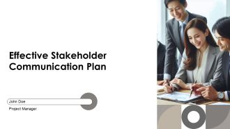 Effective Stakeholder Communication Plan PPT Structure AT