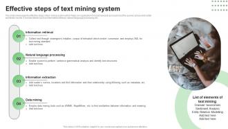 Effective Steps Of Text Mining System