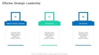 Effective Strategic Leadership In Powerpoint And Google Slides Cpb