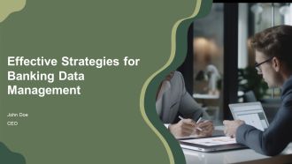 Effective Strategies For Banking Data Management PPT Summary AT