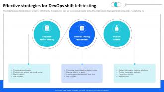 Effective Strategies For DevOps Shift Left Testing