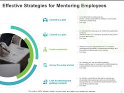 Effective strategies for mentoring employees connection powerpoint presentation file
