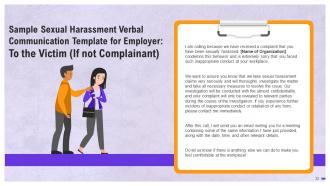 Effective Strategies for Preventing and Addressing Sexual Harassment Training Ppt Slides Best