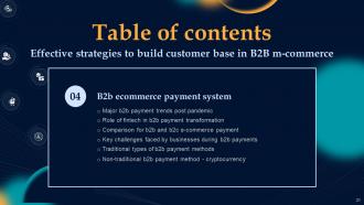 Effective Strategies To Build Customer Base In B2B M Commerce Powerpoint Presentation Slides V Appealing Designed