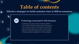 Effective Strategies To Build Customer Base In B2B M Commerce Powerpoint Presentation Slides V Aesthatic Designed