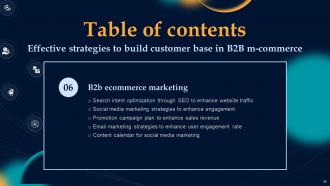 Effective Strategies To Build Customer Base In B2B M Commerce Powerpoint Presentation Slides V Idea Professional