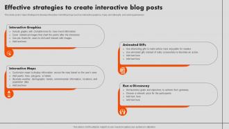 Effective Strategies To Create Interactive Blog Posts Interactive Marketing