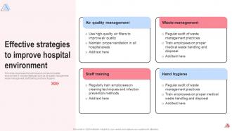 Effective Strategies To Improve Hospital Implementing Hospital Management Strategies To Enhance Strategy SS