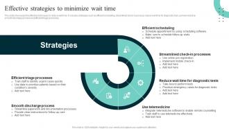 Effective Strategies To Minimize Improving Hospital Management For Increased Efficiency Strategy SS V
