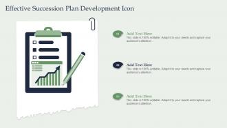 Effective Succession Plan Development Icon