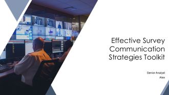 Effective Survey Communication Strategies Toolkit PPT Graphics AT