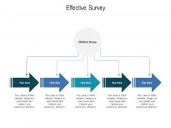 Effective survey ppt powerpoint presentation layouts example cpb