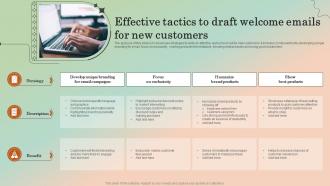 Effective Tactics To Draft Welcome Emails For New Customers