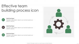 Effective Team Building Process Icon
