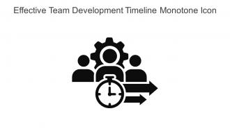 Effective Team Development Timeline Monotone Icon In Powerpoint Pptx Png And Editable Eps Format