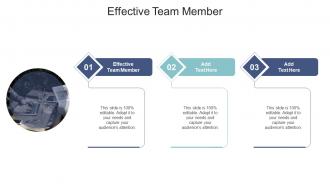 Effective Team Member In Powerpoint And Google Slides Cpb