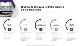 Effective Techniques For Implementing Co Op Advertising