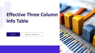 Effective Three Column Info Table PPT Guidelines AT