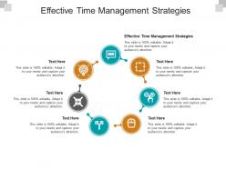 Effective time management strategies ppt powerpoint presentation styles icon cpb