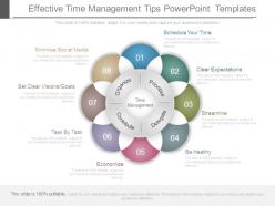 Effective Time Management Tips Powerpoint Templates
