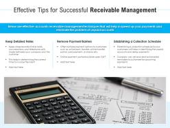 Effective tips for successful receivable management