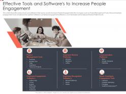 Effective Tools And Softwares To Increase People Engagement Methods To Improve Employee Satisfaction