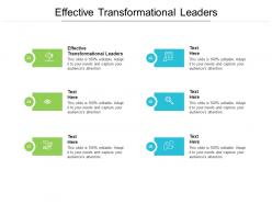 Effective transformational leaders ppt powerpoint presentation pictures themes cpb