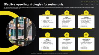 Effective Upselling Strategies For Restaurants