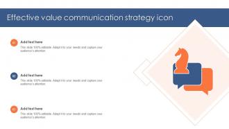 Effective Value Communication Strategy Icon