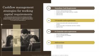 Effective Ways Of Wealth Management Cashflow Management Strategies For Working