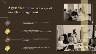 Effective Ways Of Wealth Management Powerpoint Presentation Slides Image Researched