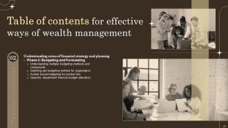 Effective Ways Of Wealth Management Powerpoint Presentation Slides Multipurpose Researched