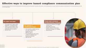 Effective Ways To Improve Hazard Compliance Communication Plan