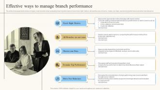 Effective Ways To Manage Branch Performance