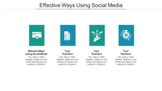 Effective ways using social media ppt powerpoint presentation layouts show cpb