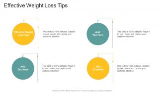 Effective Weight Loss Tips In Powerpoint And Google Slides Cpb