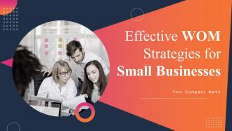 Effective WOM Strategies For Small Businesses Powerpoint Presentation Slides MKT CD V