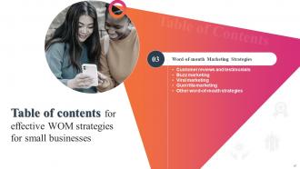 Effective WOM Strategies For Small Businesses Powerpoint Presentation Slides MKT CD V Analytical Unique