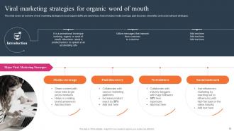 Effective WOM Strategies For Small Businesses Powerpoint Presentation Slides MKT CD V Attractive Unique