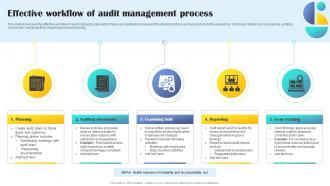 Effective Workflow Of Audit Management Process PPT Example