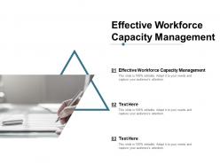 Effective workforce capacity management ppt powerpoint presentation inspiration slide cpb