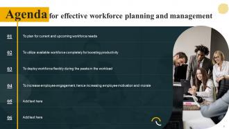 Effective Workforce Planning And Management powerpoint Presentation Slides Impressive Good