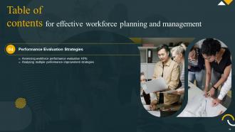 Effective Workforce Planning And Management powerpoint Presentation Slides Colorful Unique