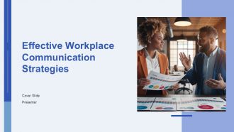 Effective Workplace Communication Strategies PPT Template AT